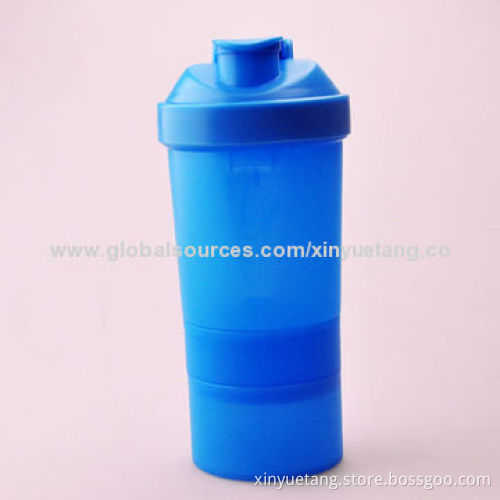 500mL High-quality Shaker Protein Water Bottle with Plastic Mixer Ball, Plastic Spray Bottle